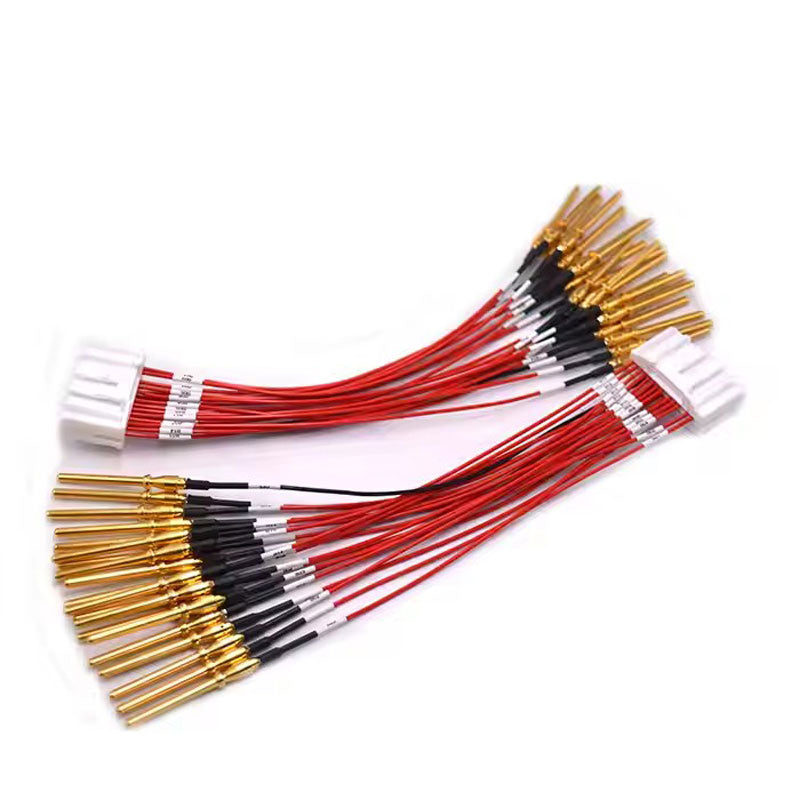 2.0mm copper tube terminal wire cold press battery connection wiring harness