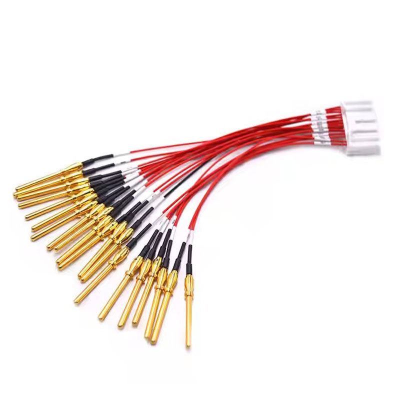 2.0mm copper tube terminal wire cold press battery connection wiring harness