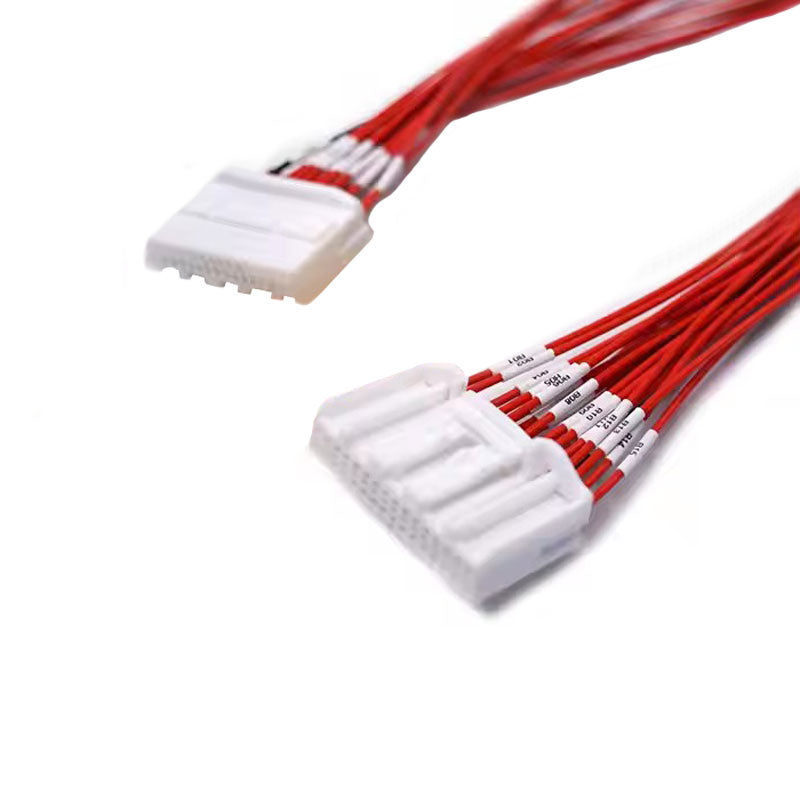 2.0mm copper tube terminal wire cold press battery connection wiring harness