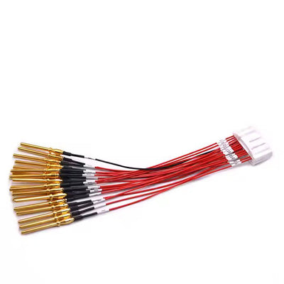 2.0mm copper tube terminal wire cold press battery connection wiring harness