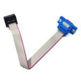 2.54 IDC 10P to IDC DB9 serial extension ribbon cable flat cable for Syringe pump communication cable