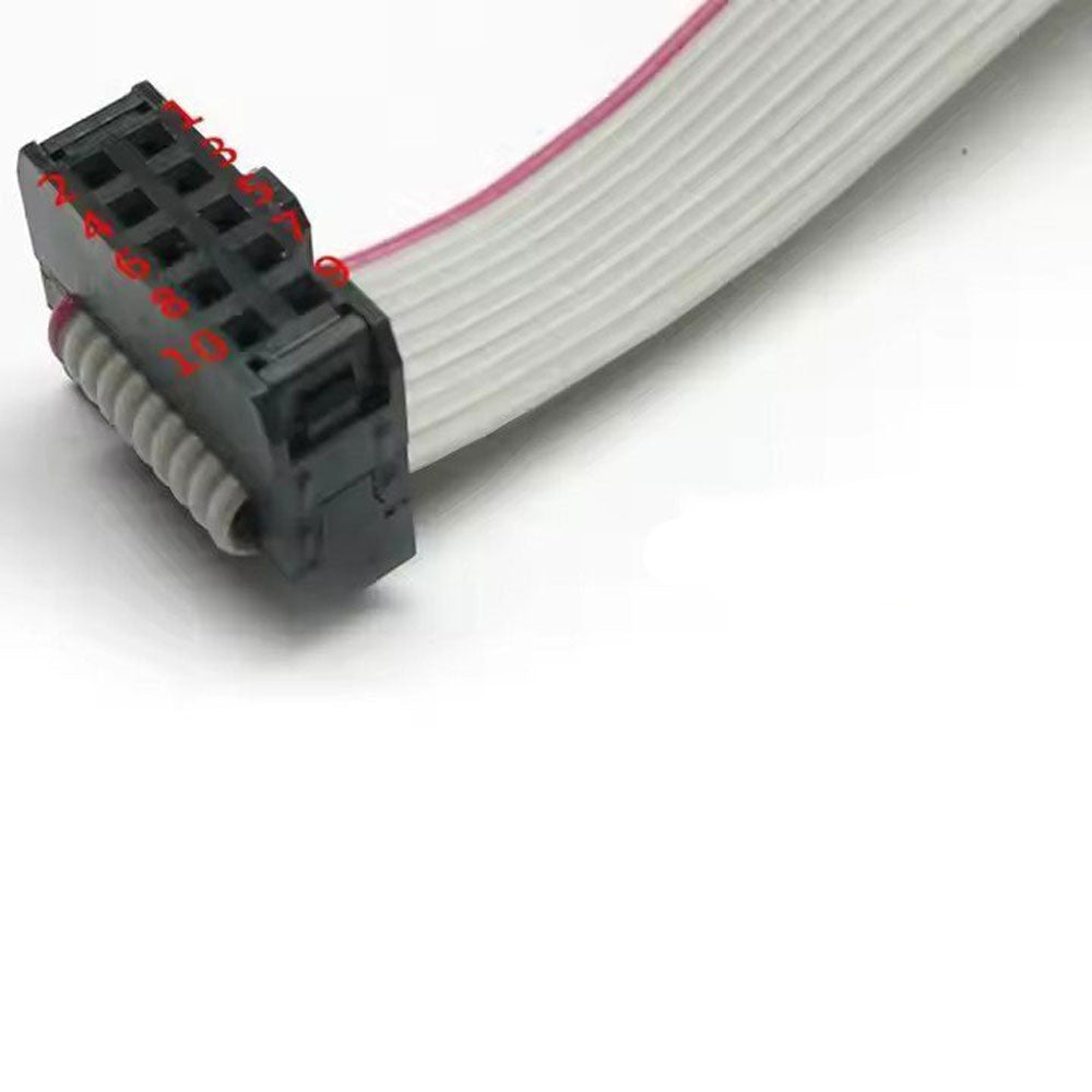 2.54 IDC 10P to IDC DB9 serial extension ribbon cable flat cable for Syringe pump communication cable