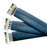 2.54mm pitch IDC cable to simple horn socket 20P heating shrink tube IDC rehearsal cable