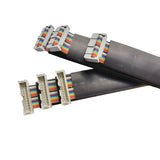 2.54mm pitch IDC cable to simple horn socket 20P heating shrink tube IDC rehearsal cable