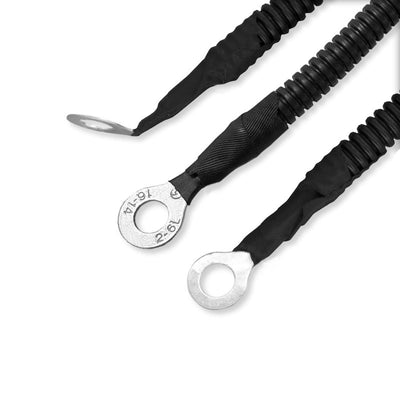 2.5 square wire QVR-105 ring terminal wire with corrugated tube