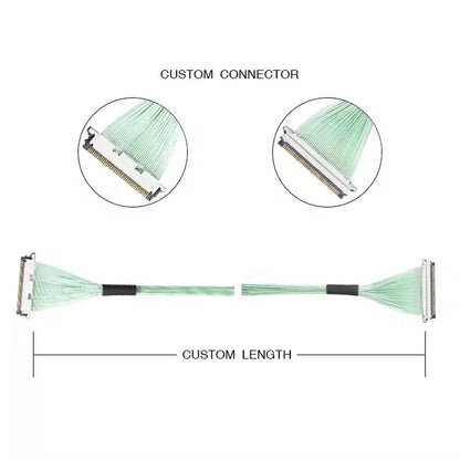 20345-040T-32R horizontal micro coaxial connector for USB3.1 high-speed data transmission cable