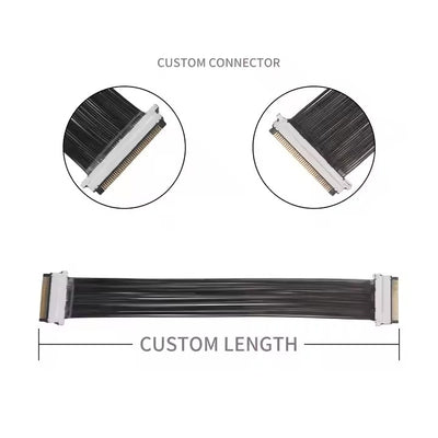 20345-040T-32R USB3.1高速データ伝送ケーブル用水平マイクロ同軸コネクタ