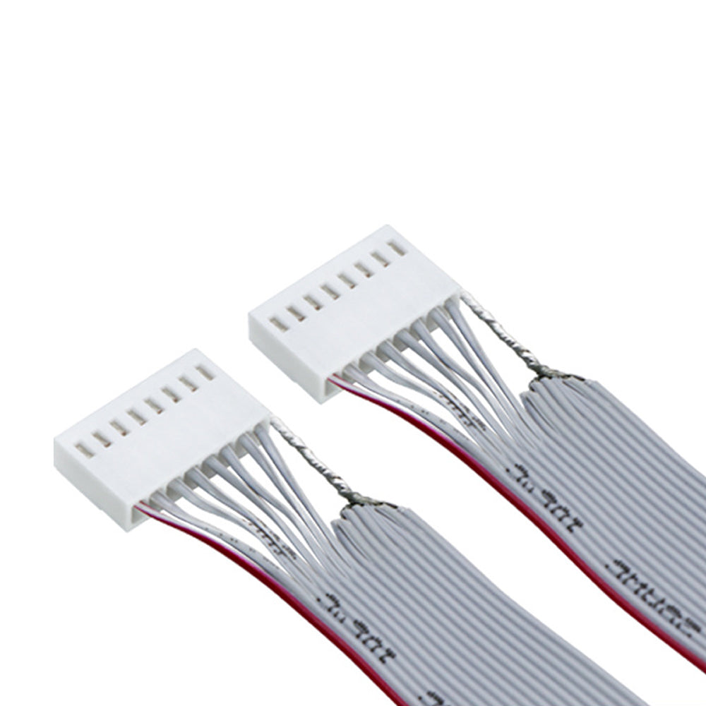 2510-8P Female Neon Light Wiring Harness 2.54mm Pitch Terminal Wire 16P Red Edge Gray Row