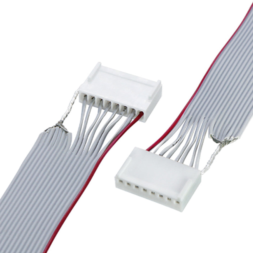 2510-8P Female Neon Light Wiring Harness 2.54mm Pitch Terminal Wire 16P Red Edge Gray Row