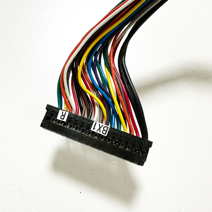 HRS DF11 to QR/P4-32P-C(21) Small Rectangular High Pin Count Rack and Panel Crimp Connector Wires for Racks and Panels 