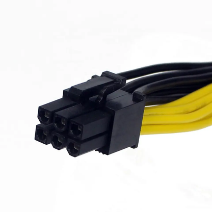 Заводская оптовая продажа кабелей питания для видеокарт PCI-E 6-контактный штекер на 2 x 8-контактных штекера 6+2-контактных штекера
