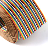 2651 Color Ribbon Cable 1.27mm Pitch 50p Rainbow Ribbon Cable 28AWG Computer Cable