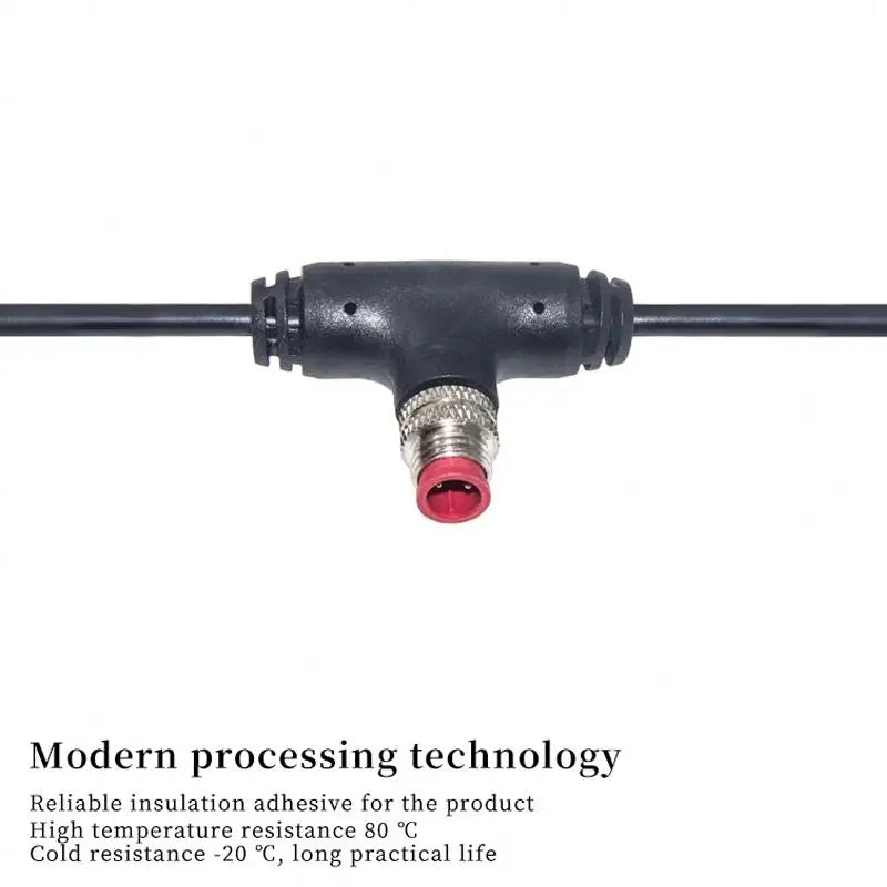 3 way T type wire molded electrical connectors cable T connector Outdoor LED light Waterproof Connector wire harness