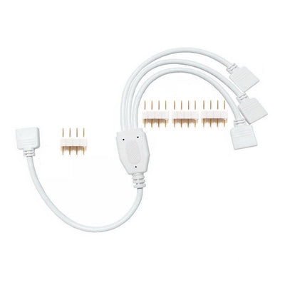 4-контактный RGB LED-разъем, кабель-удлинитель 1 на 4