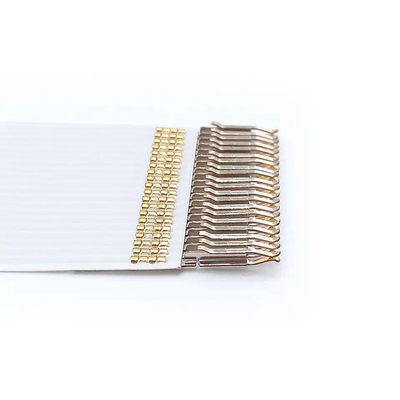 Custom 1.27mm 20p FFC Wire Harness Gold Plated Contact FFC Cable