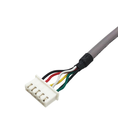 Специальный силовой кабель UL2464 24 AWG, многожильный, с клеммами, экранированный, с защитными муфтами для клемм. 