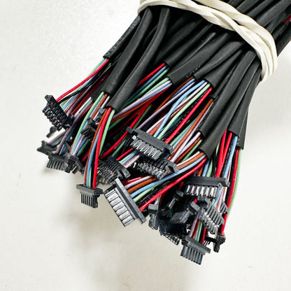 Molex 2147192060 2147205000 Zero-Hachi Receptacle Housing 0.80mm Pitch Single Row Friction Lock 6 Circuits Black Cable Harness for Battery