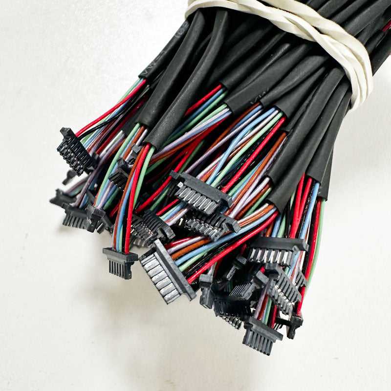 Molex 2147192060 2147205000 Zero-Hachi Receptacle Housing 0.80mm Pitch Single Row Friction Lock 6 Circuits Black Cable Harness for Battery