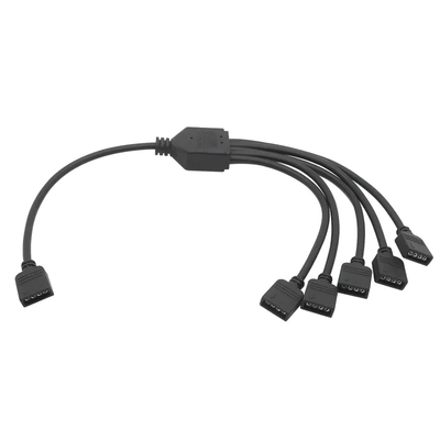 12V 4pin RGB / 5V 3pin Argb Motherboard RGB Sync Splitter Hub Transfer Extension Cable