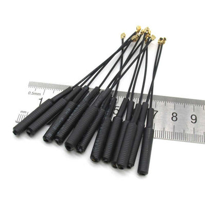 433MHz Built-in Spring Welding Antenna 400-450MHz Omnidirectional Helical RG113 RF Transmit Receive Antenna
