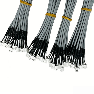 2P PHR-2 2.0mm Shielded Cable 1185 and 1533 Grey Sigle Core Shielded Wire Customized