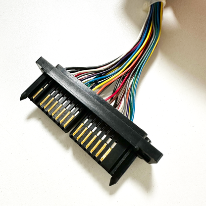 HRS DF11 to QR/P4-32P-C(21) Small Rectangular High Pin Count Rack and Panel Crimp Connector Wires for Racks and Panels 