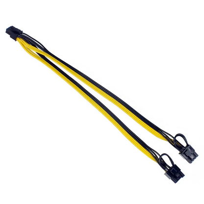 Заводская оптовая продажа кабелей питания для видеокарт PCI-E 6-контактный штекер на 2 x 8-контактных штекера 6+2-контактных штекера