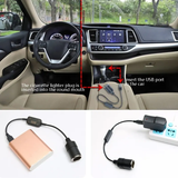 Best Selling Car Driving Recorder Mobile Power Cable 5V to 12V USB To Cigarette Lighter Socket Female Head Adapter Cable
