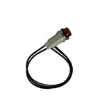 12.5mm Plastic Indicator Light with Wire Metal Edge LED Signal Light Waterproof Wire Harness