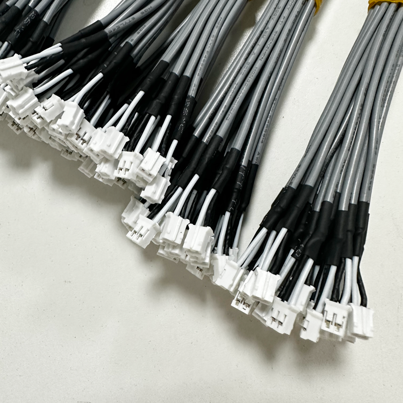 2P PHR-2 2.0mm Shielded Cable 1185 and 1533 Grey Sigle Core Shielded Wire Customized