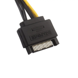 SATA Power Cable SATA15 Pin to 8pin (6+2) PCI Express Graphics Video SATA Cable