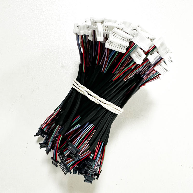 Molex 2147192060 2147205000 Zero-Hachi Receptacle Housing 0.80mm Pitch Single Row Friction Lock 6 Circuits Black Cable Harness for Battery