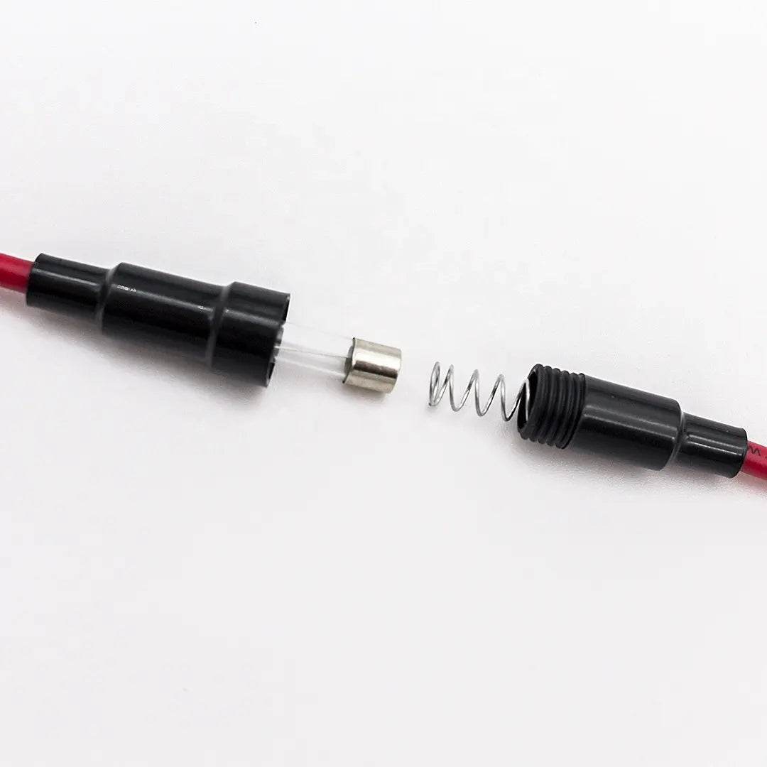 5x20mm 6x30mm 10A 15A 250V Screw-on Inline Fuse Holder