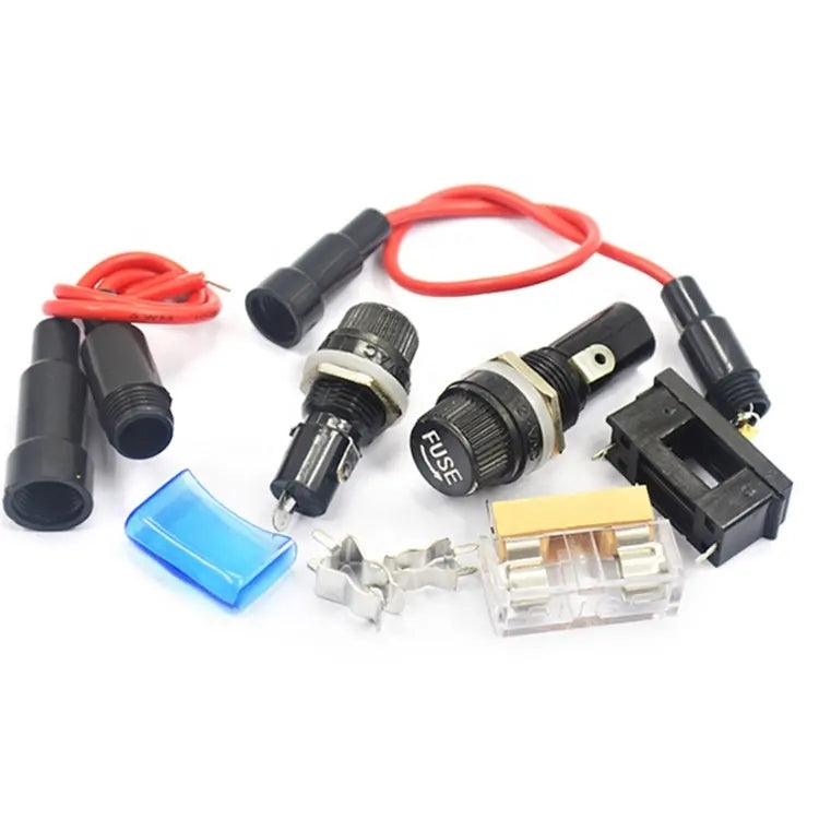 5x20mm 6x30mm 10A 15A 250V Screw-on Inline Fuse Holder