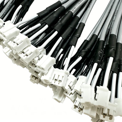 2P PHR-2 2.0mm Shielded Cable 1185 and 1533 Grey Sigle Core Shielded Wire Customized