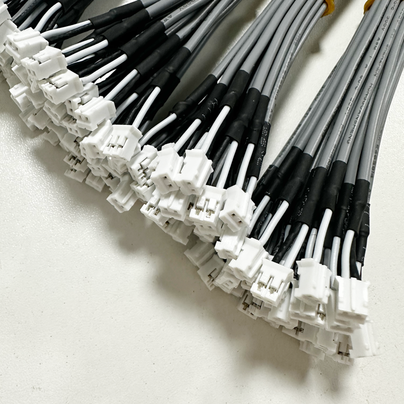 2P PHR-2 2.0mm Shielded Cable 1185 and 1533 Grey Sigle Core Shielded Wire Customized