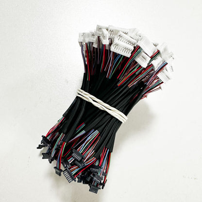 Molex 2147192060 2147205000 Zero-Hachi Receptacle Housing 0.80mm Pitch Single Row Friction Lock 6 Circuits Black Cable Harness for Battery