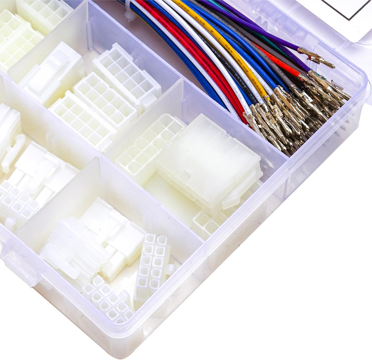 Molex 4.2mm Terminal Wire Cable Connector Kit Compatible with Molex 5557 5559 Mini-Fit Male Female Connection