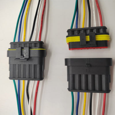 TE 282089-1 6Pin Waterproof Car Connector Auto Electrical DC Power Jack Plug Terminal Connector Cable