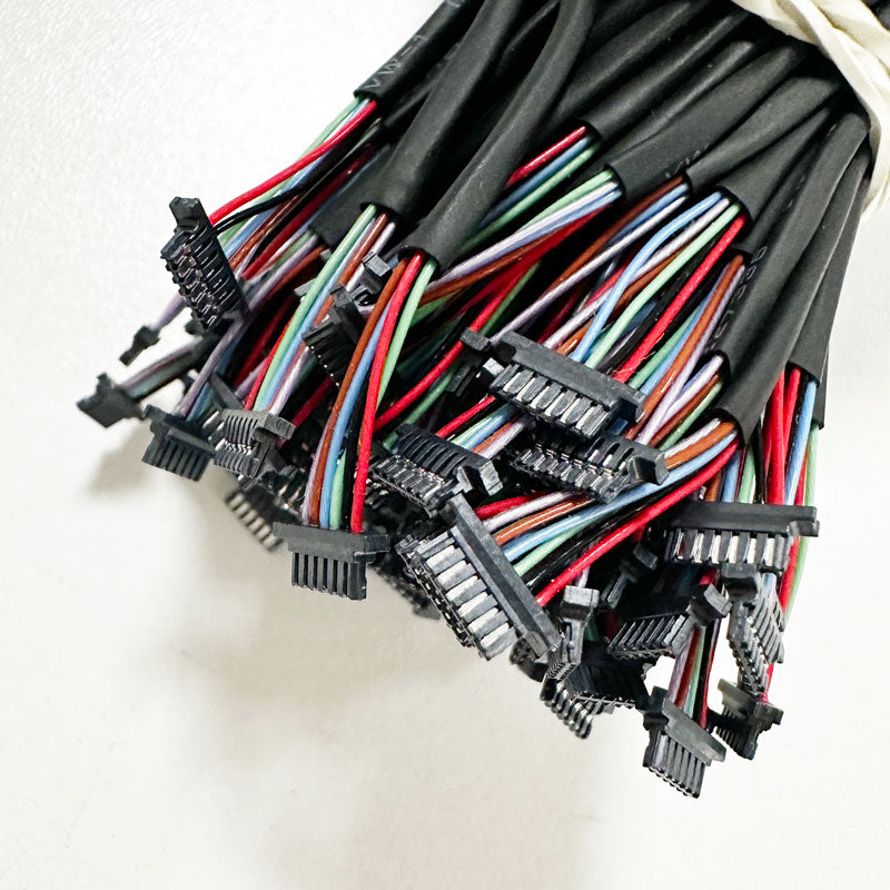 Molex 2147192060 2147205000 Zero-Hachi Receptacle Housing 0.80mm Pitch Single Row Friction Lock 6 Circuits Black Cable Harness for Battery