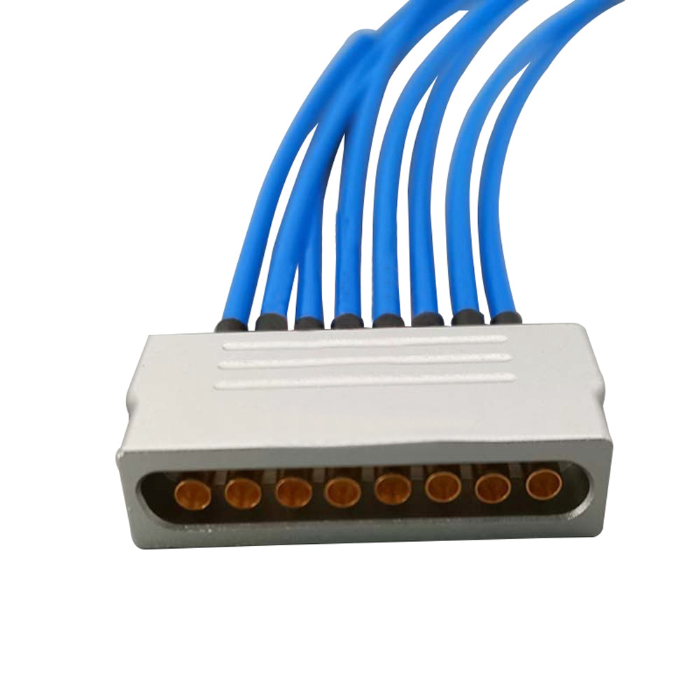 50GHz 8-Channel Microwave Test Harness 2.4mm MXP Multi-Port RF Cable with 1x8 Connector
