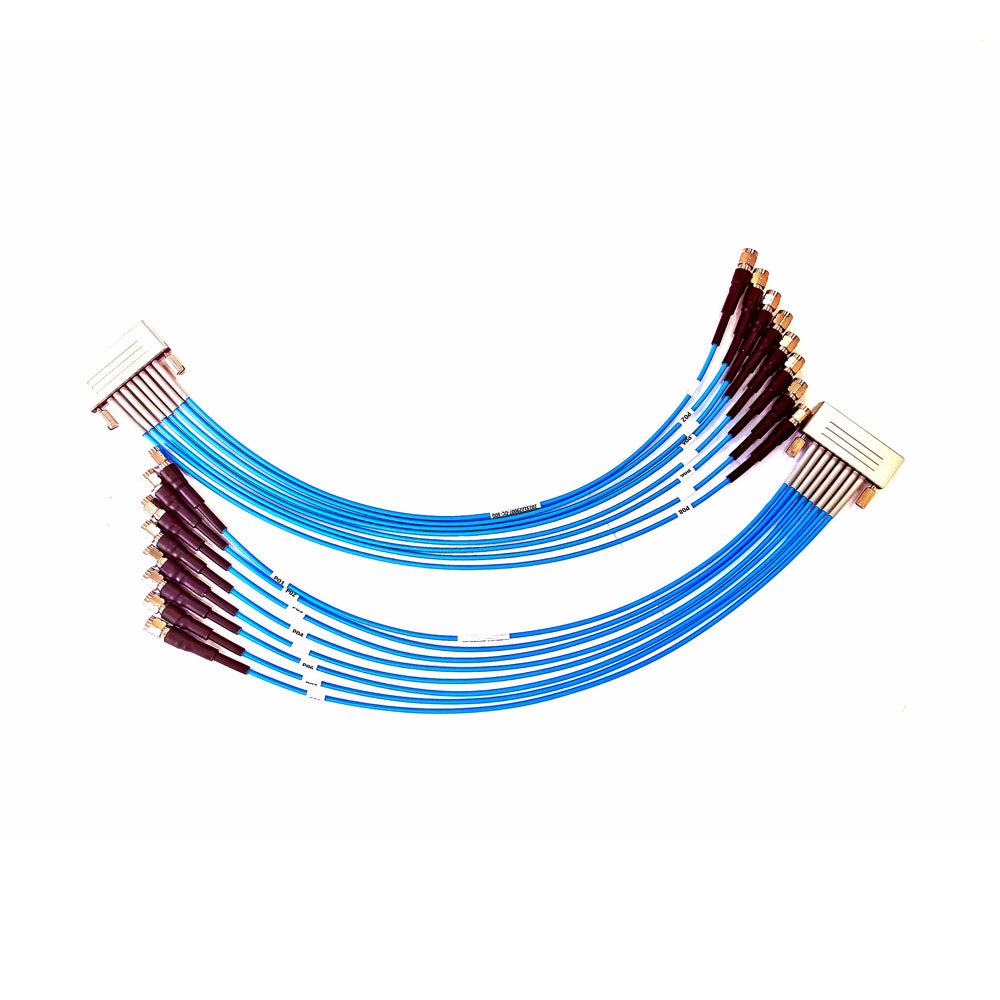 40GHz 8-Port 2.92mm Male Multi-Channel RF Coaxial Phase Stable Harness