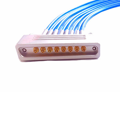 40GHz 8-Port 2.92mm Male Multi-Channel RF Coaxial Phase Stable Harness