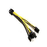 8P to 2x6+2 laptop computer plug cable