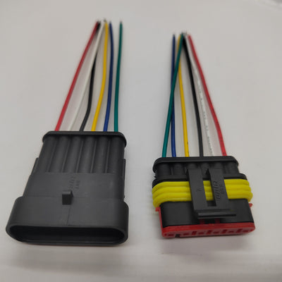 TE 282089-1 6Pin Waterproof Car Connector Auto Electrical DC Power Jack Plug Terminal Connector Cable
