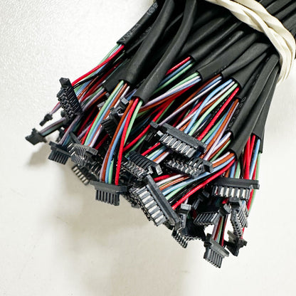 Molex 2147192060 2147205000 Zero-Hachi Receptacle Housing 0.80mm Pitch Single Row Friction Lock 6 Circuits Black Cable Harness for Battery