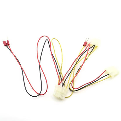 AMP 1-480424-0 4Pin Connector Fork Type Terminal Custom Automotive Wire Harness