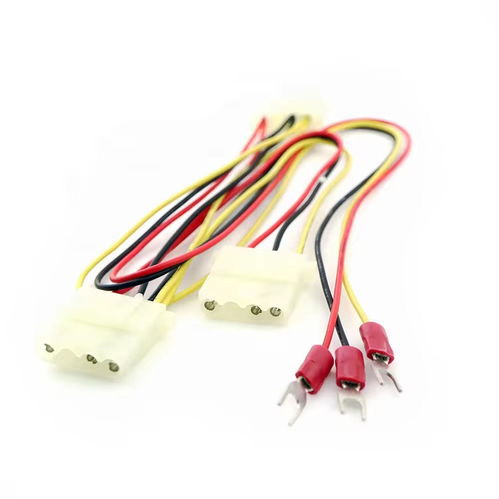 AMP 1-480424-0 4Pin Connector Fork Type Terminal Custom Automotive Wire Harness