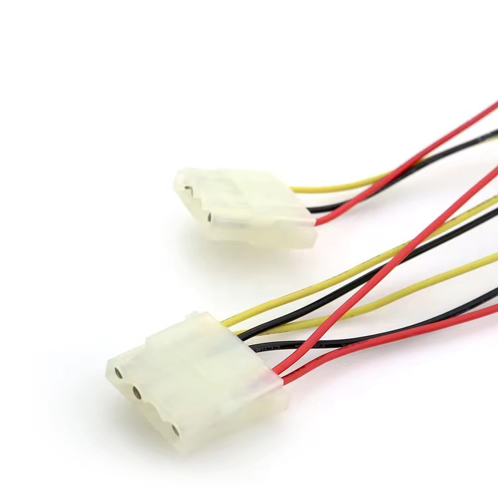 AMP 1-480424-0 4Pin Connector Fork Type Terminal Custom Automotive Wire Harness