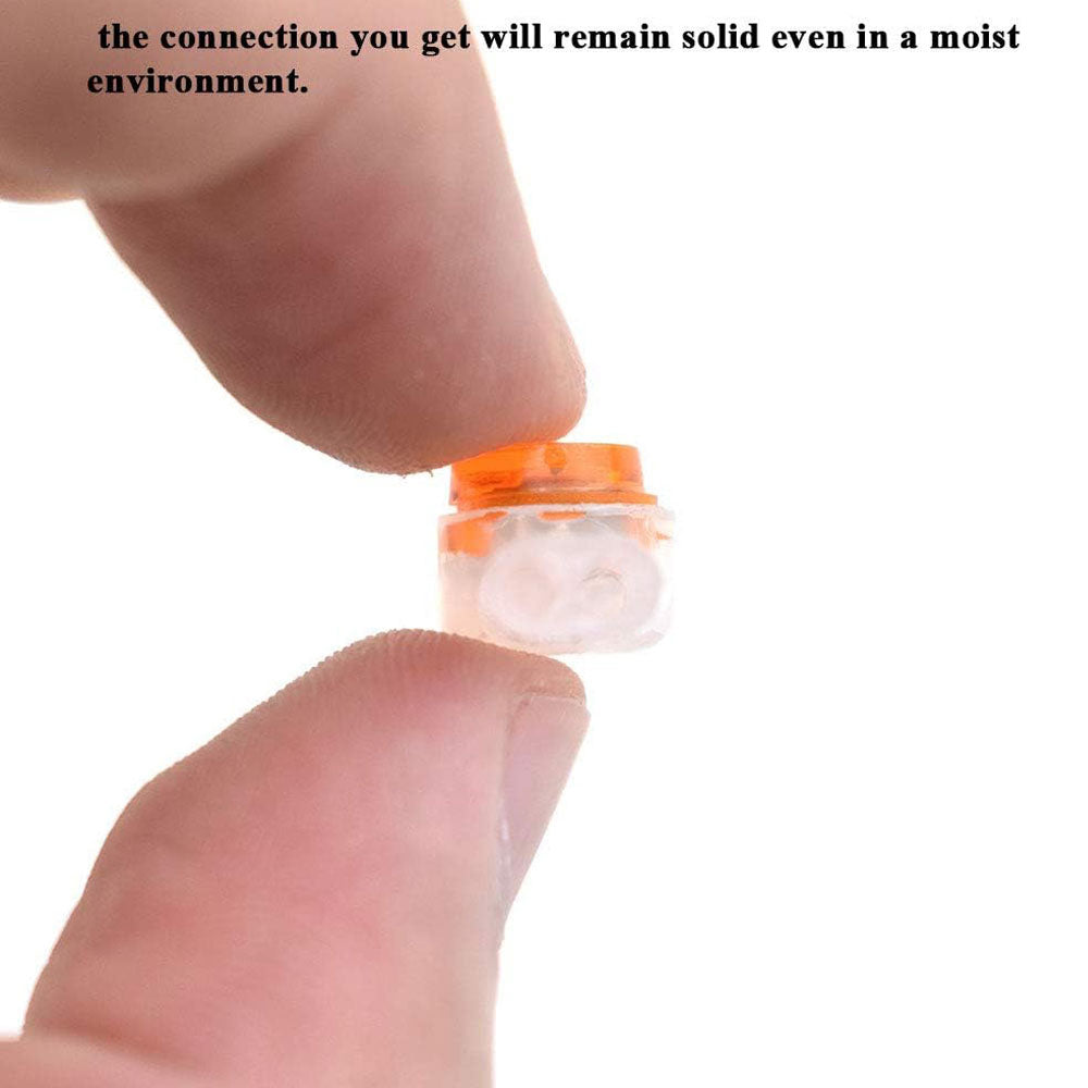 AWG 21-26 OR Transparent Wire Connector for Plastic Splicle phone Red Cable